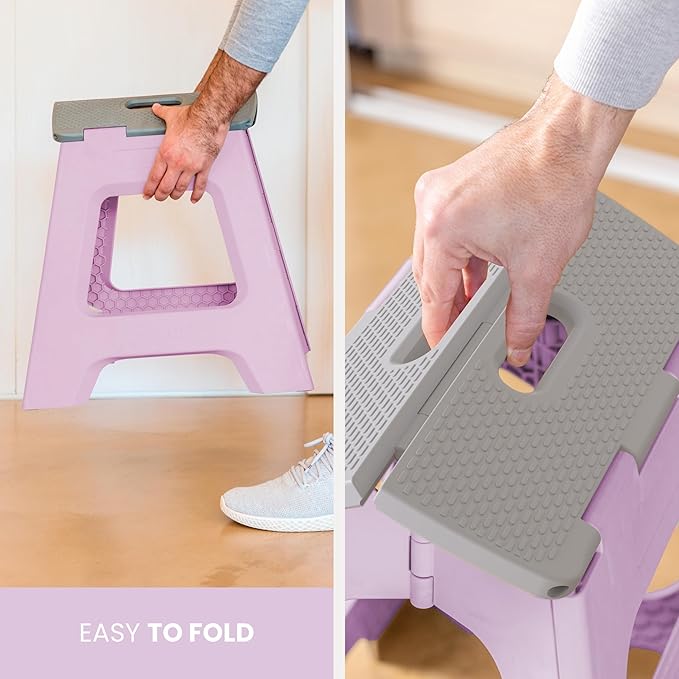 Vigar Compact Step Stool Foldable, 12-1/2-inch Step Stools - Image 8