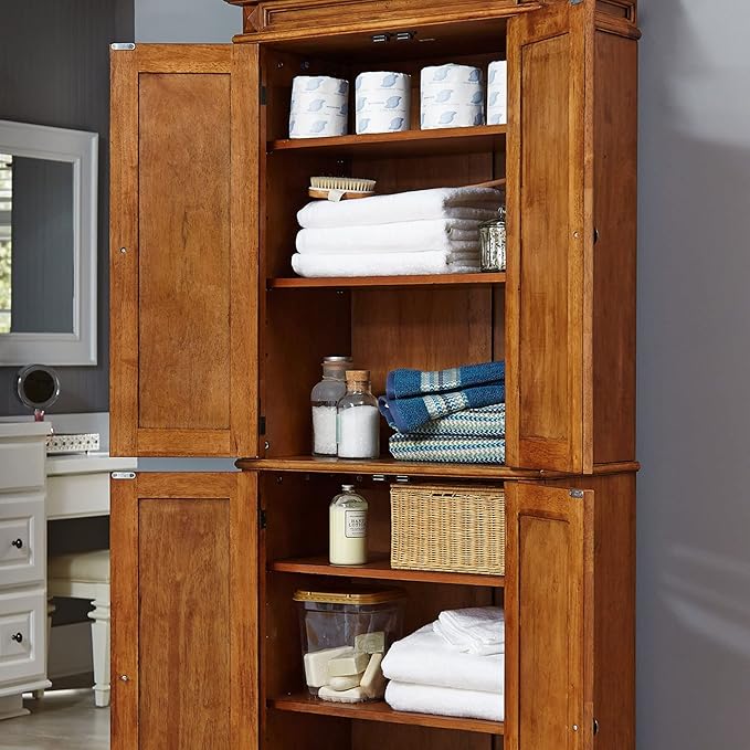 Homestyles Americana Distressed Oak Pantry - Image 6