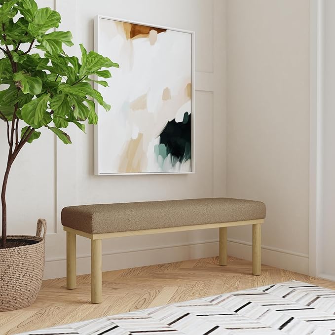 HomePop Oslo Decorative Bench - Image 2