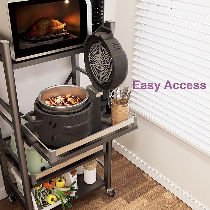 4-Tier Pull Out Kitchen Baker's Rack - Image 2