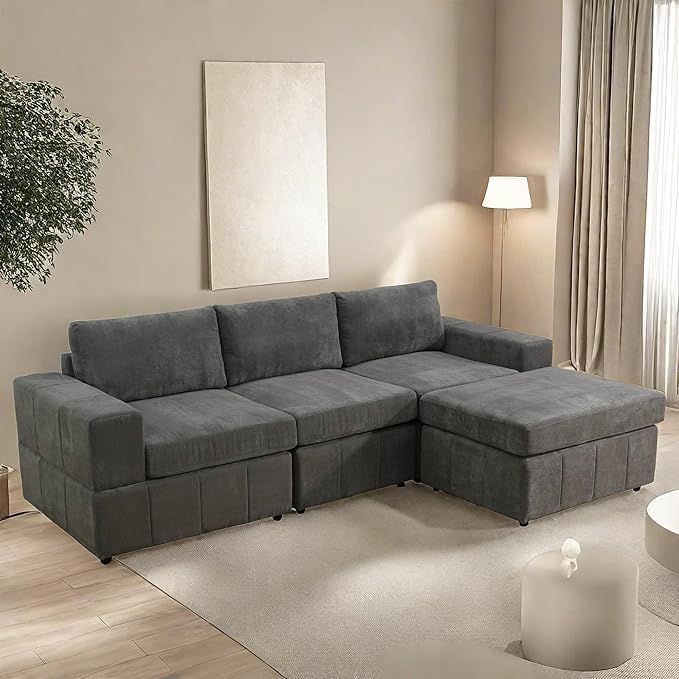 Sectional Couches for Living Room, 102″ Modular Sectional Sofa - Image 6