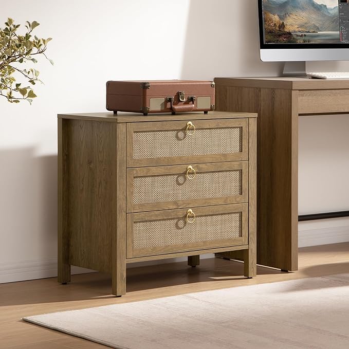 SICOTAS Nightstand Set 2 with Drawers - Image 8