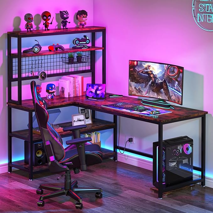 Tribesigns 55" L-Shape Computer Desk - Image 8