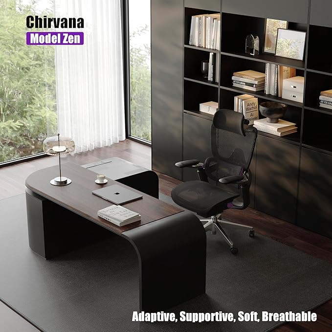 Ergonomic Office Chair, Mesh Home Office Desk Chair - Image 2