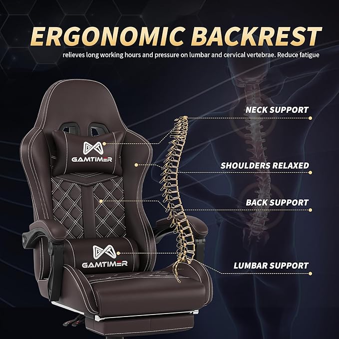 Gaming Chair, 400 lbs Adult Chair, High Back Computer Chair - Image 7