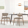 Dining Chairs Set of 2, Ergonomic Fabric Upholstered Seating by Unknown