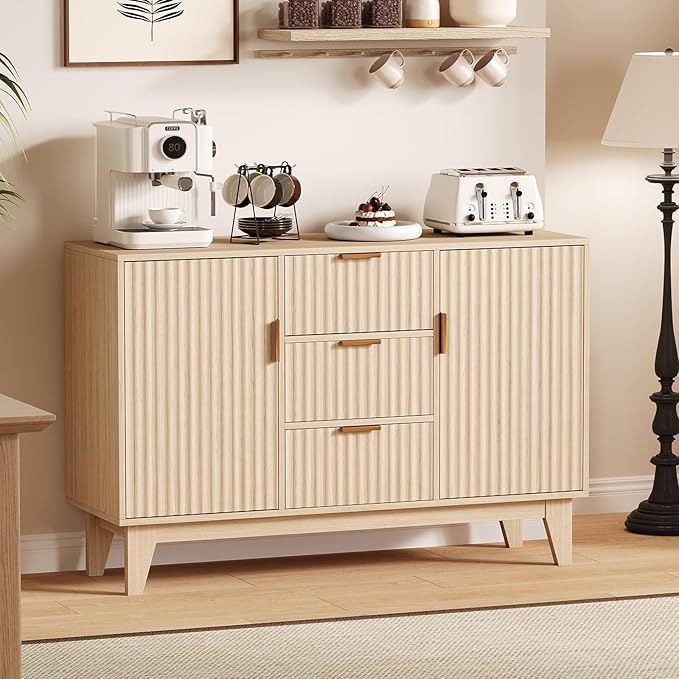 Garvee 47.2" Fluted Buffet Cabinets by Garvee