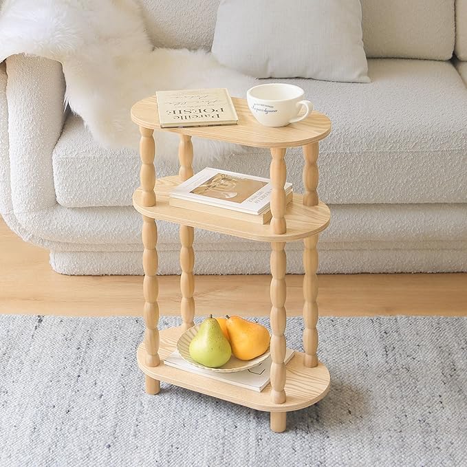 MaxSmeo Narrow End Table, Small Narrow Side Table - Image 7