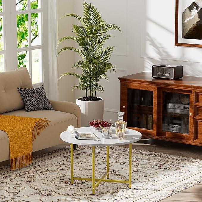 Round Coffee Table, Small Coffee Tables - Image 8
