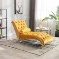 HomSof Modern Armless Velvet Chaise Lounge Indoor Chair by Unknown