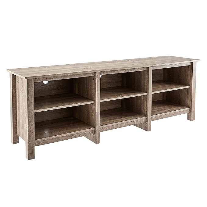 ROCKPOINT 70inch TV Stand Storage Media Console Entertainment Center by ROCKPOINT