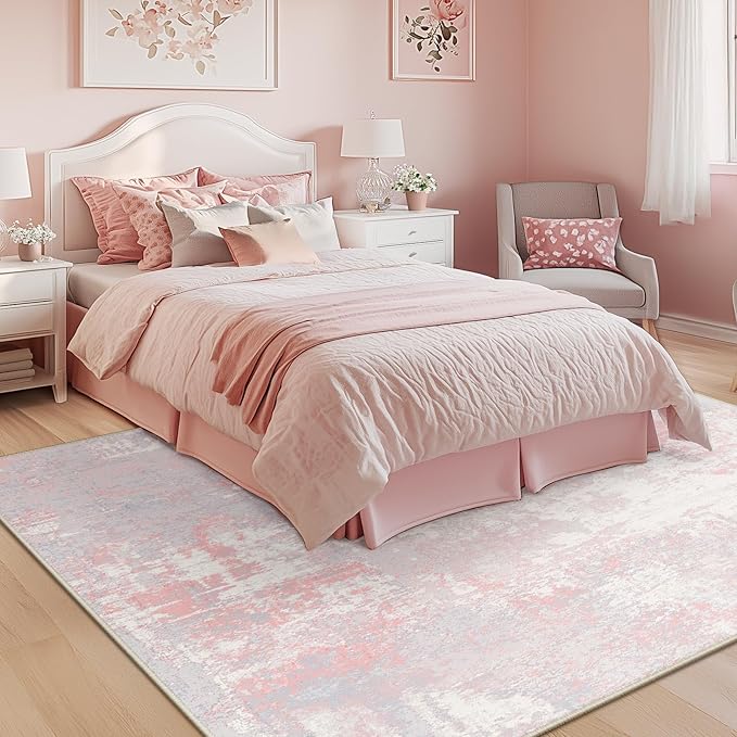 Washable Area Rugs 2'x3' Non-Slip Modern Abstract Soft - Image 6
