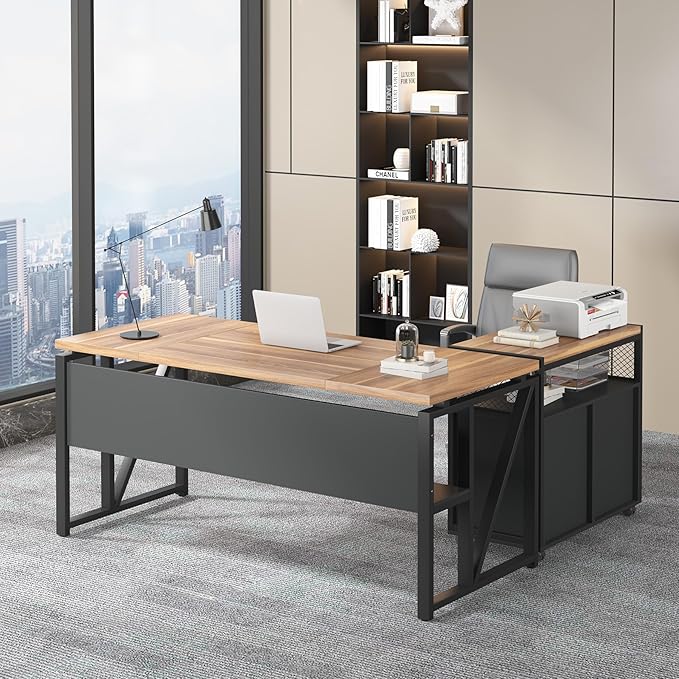 Tribesigns 63" Executive Desk by Tribesigns