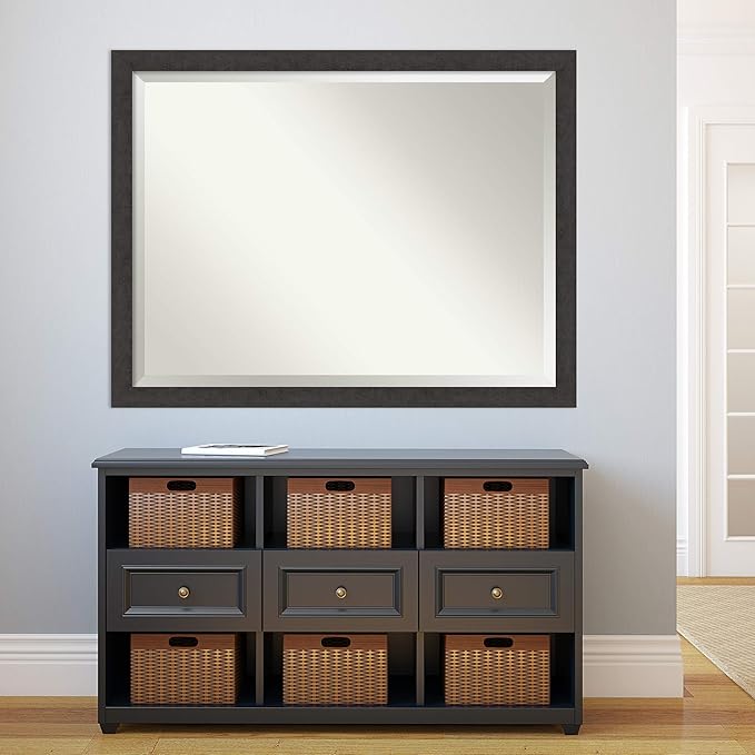Amanti Art Brown Bathroom Mirror - Image 5