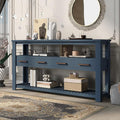 Ball & Cast 62.2“ Contemporary 4 Drawers Console Table, Long Entryway-Table by BallCast