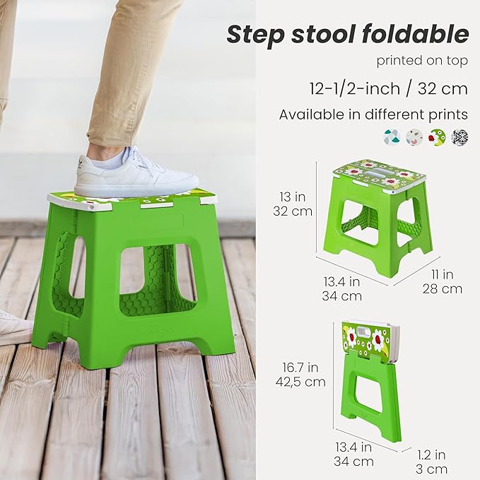 Vigar Compact Step Stool Foldable, 12-1/2-inch Step Stools - Image 2