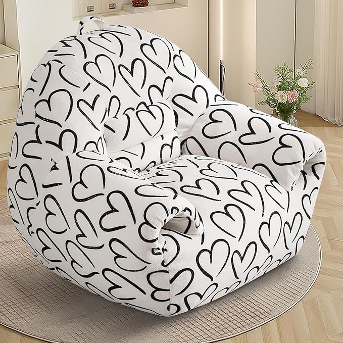 DAICO Bean Bag Chairs for Adults, Comfy Bean Bag Sofa Chair by DAICO