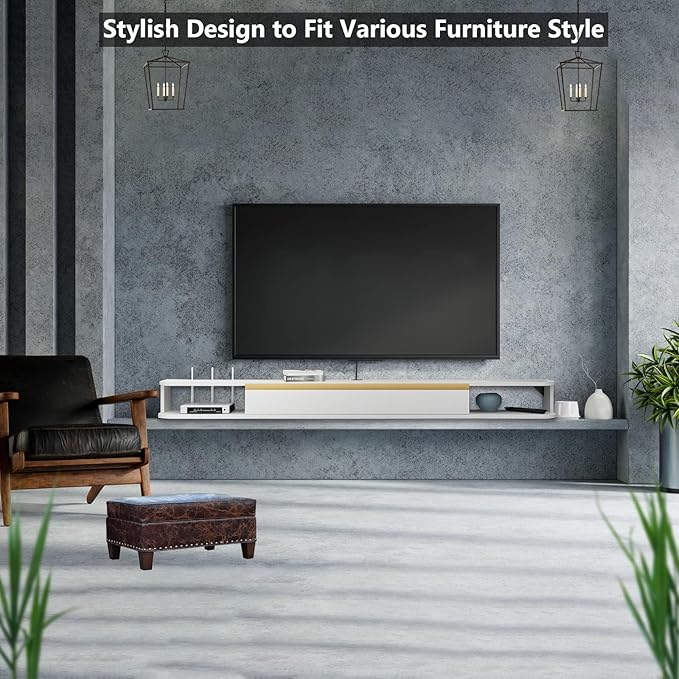 Floating TV Stand, Floating Shelves - Image 7