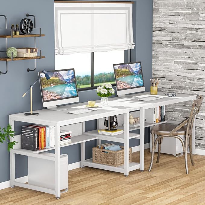 Tribesigns Two Person Desk - Image 2