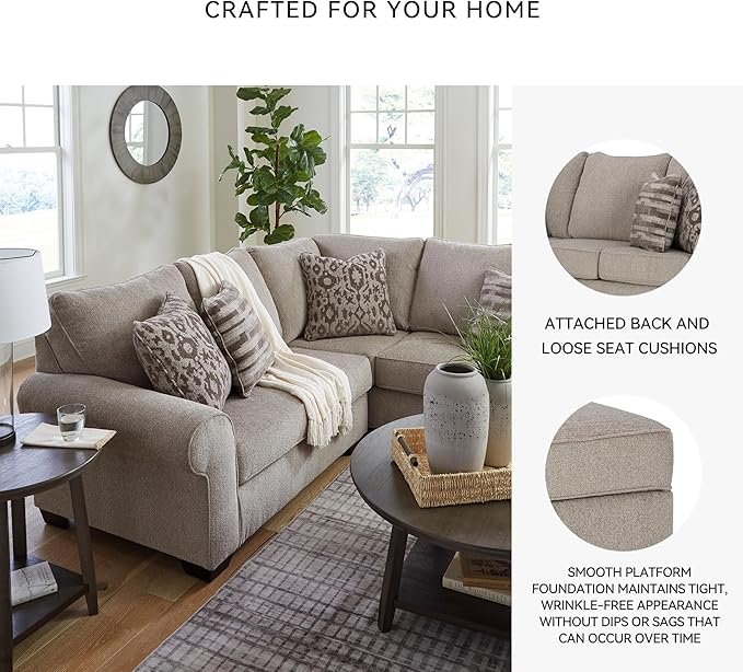 Signature Design by Ashley Claireah Casual L-Shaped 2-Piece Sectional - Image 5