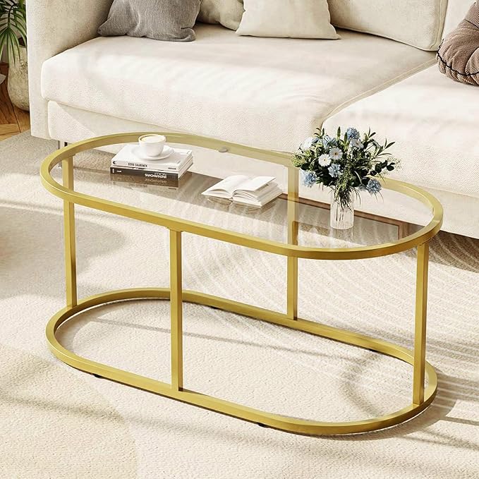 Coffee Table Gold Glass Coffee Tables by Wolawu
