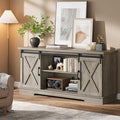 IDEALHOUSE Farmhouse Tv Stand for 65 Inches TVs, Entertainment Center by IDEALHOUSE