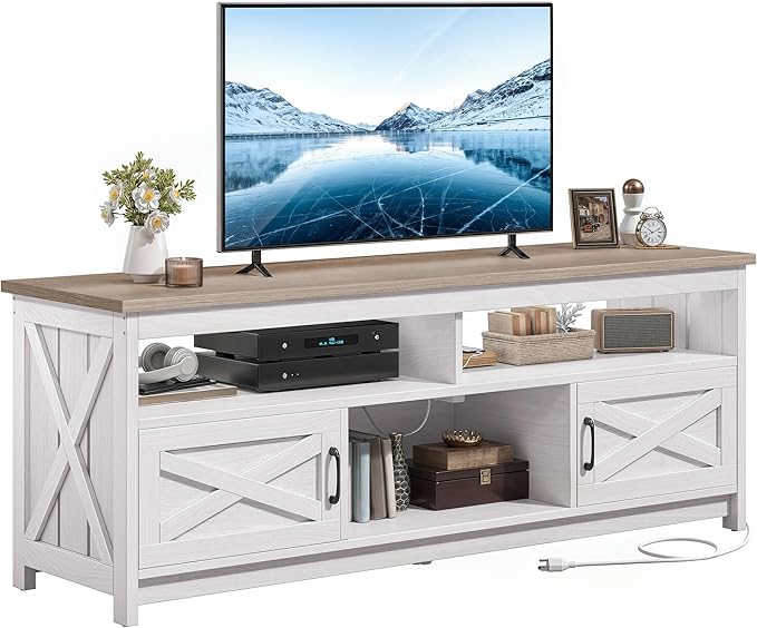 YITAHOME Farmhouse TV Stand for 65/75 Inch Television, Entertainment Center - Image 9