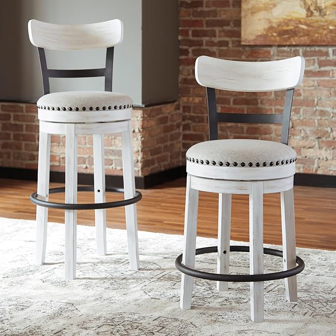 Signature Design by Ashley Valebeck 24.5" Modern Swivel Counter Height Barstool - Image 8