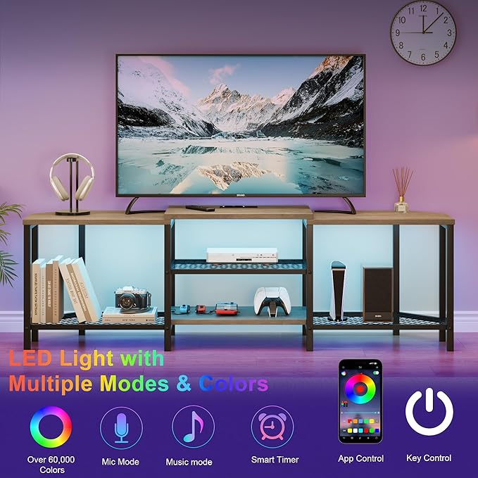 GarveeHome 67 Inch Large TV Stand - Image 4