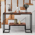 HOMERECOMMEND Console Table Narrow Sofa Tables Industrial Entryway Tables by HOMERECOMMEND