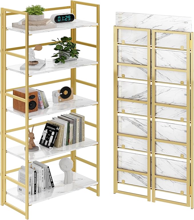 BHG No Assembly Folding Bookshelf by BHG