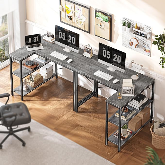 Huuger L Shaped Desk, 39 Inches Computer Desk - Image 5