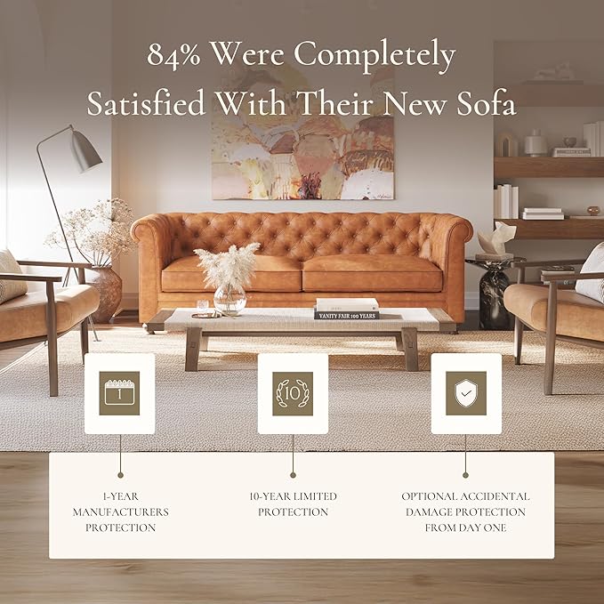Poly & Bark Lyon Leather Couch - Image 7