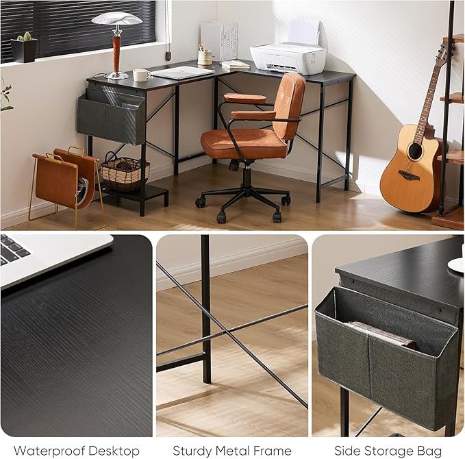 Whitmor L Shaped Gaming Desk - Image 5