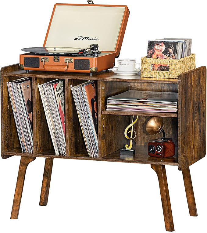 Lerliuo Record Player Stand by Lerliuo