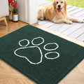 OLANLY Door Mat for Muddy Dog Paws 40x32, Absorbent Chenille Mud Doormat by OLANLY