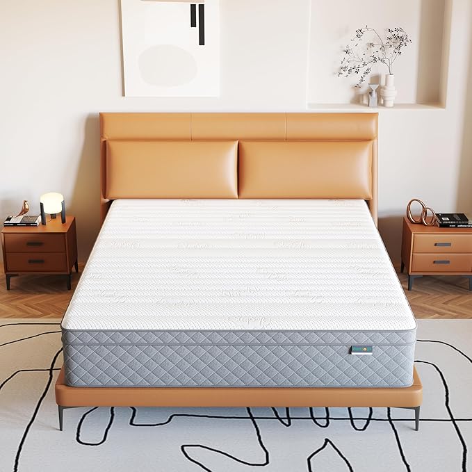 Firm Queen Mattress, 12 Inch Queen Bed Mattress in a Box，Cooling-Gel Memory - Image 4