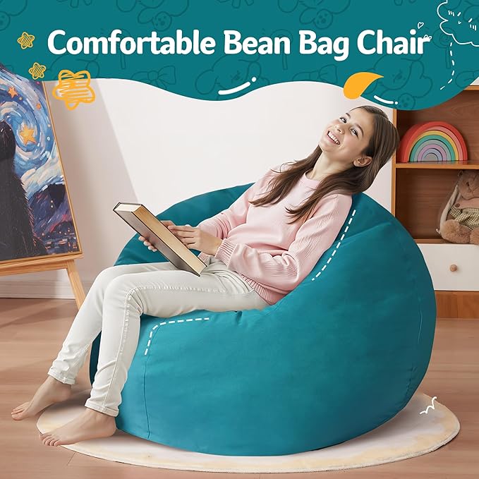 Homguava 2FT Bean Bag Chair: 2' Bean Bags - Image 7