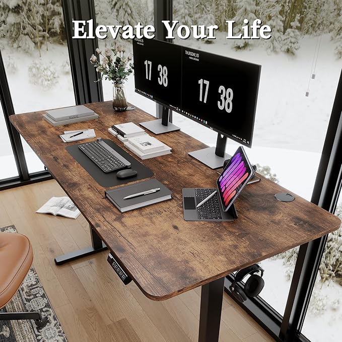 Monomi Electric Standing Desk, 71 x 31.5 inches Height Adjustable, Ergonomic - Image 7