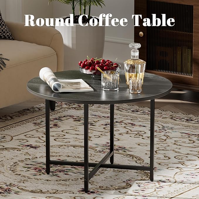 Round Coffee Table, Small Coffee Tables - Image 7