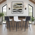 Vienna Modern Swivel Bar Height Stool by ArmenLiving