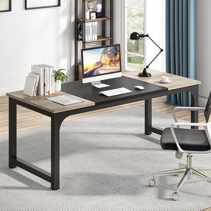 Tribesigns Modern Computer Desk, 70.8 x 31.5 inch Large Office Desk Computer - Image 4