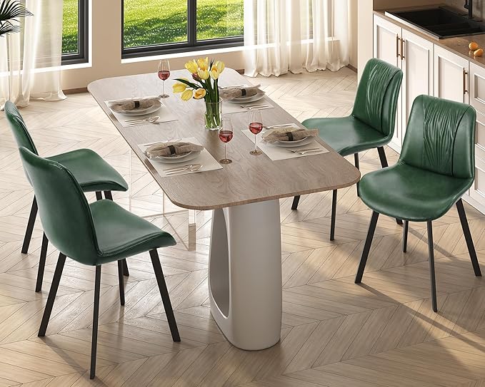 Upholstered Dining Chairs Set of 4, Modern Kitchen & Dining Room Chairs by WelzonaDirect