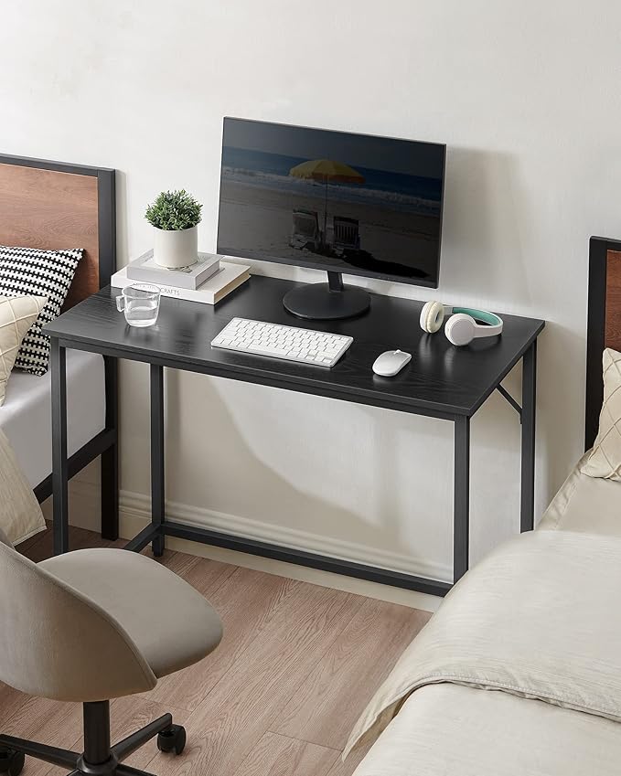 VASAGLE Computer Desk, Gaming Desk, Home Office Desk, - Image 2