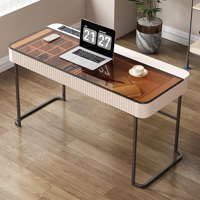 Lartis Office Desk with Drawers - Image 7