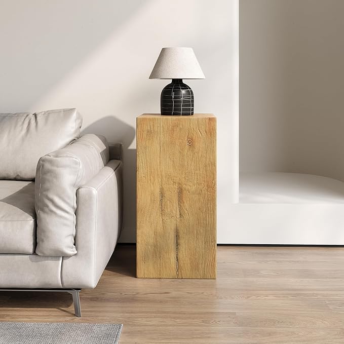 Christopher Knight Home Bard 33.75" Square Living Room Side Table, Wood-Like - Image 6