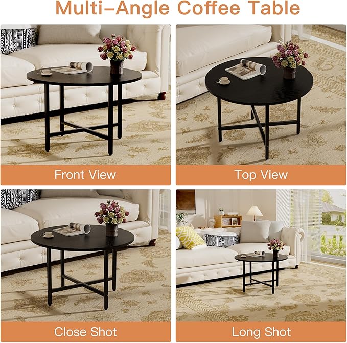 Coffee Table, 23.6" Coffee Tables - Image 4