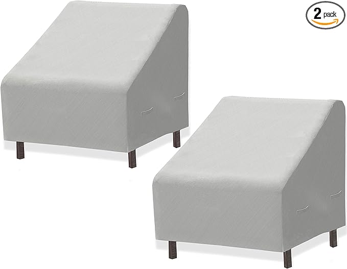 Simple Houseware Patio Chair Covers Waterproof 2 Pack by SimpleHouseware