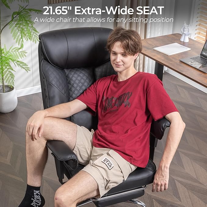 GTRACING Big and Tall Office Chair 400LBS Wide Ergonomic Gaming Chair - Image 7