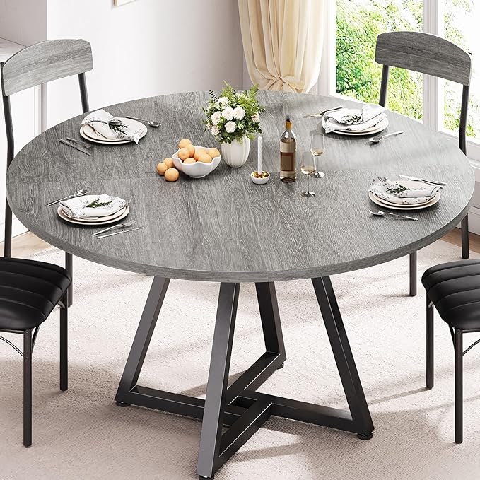 42“ Round Kitchen Dining Room Table by JOCOEVOL